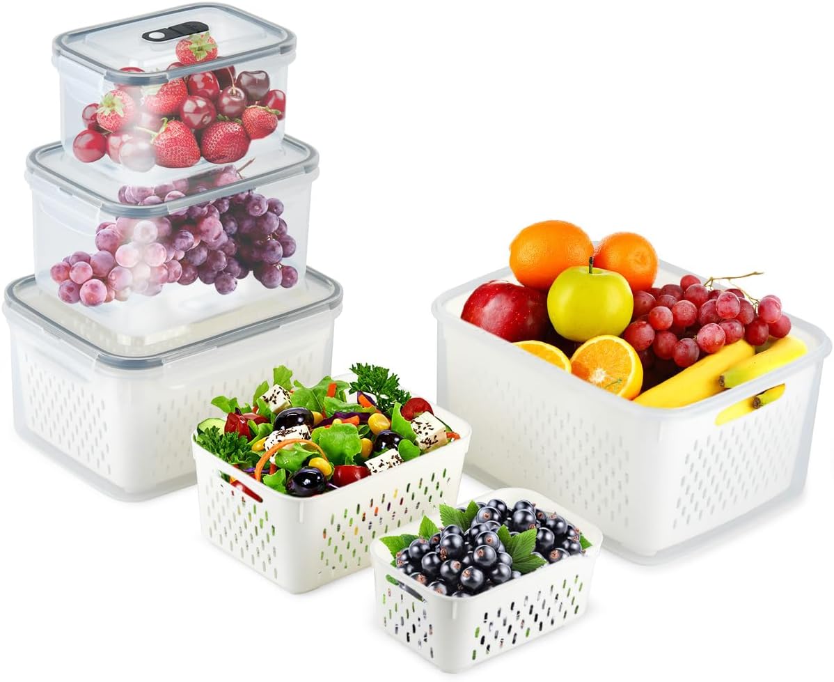 Organisez Votre Frigo avec Style : Avis sur le Lot de 4 Boîtes de Rangement USENG!