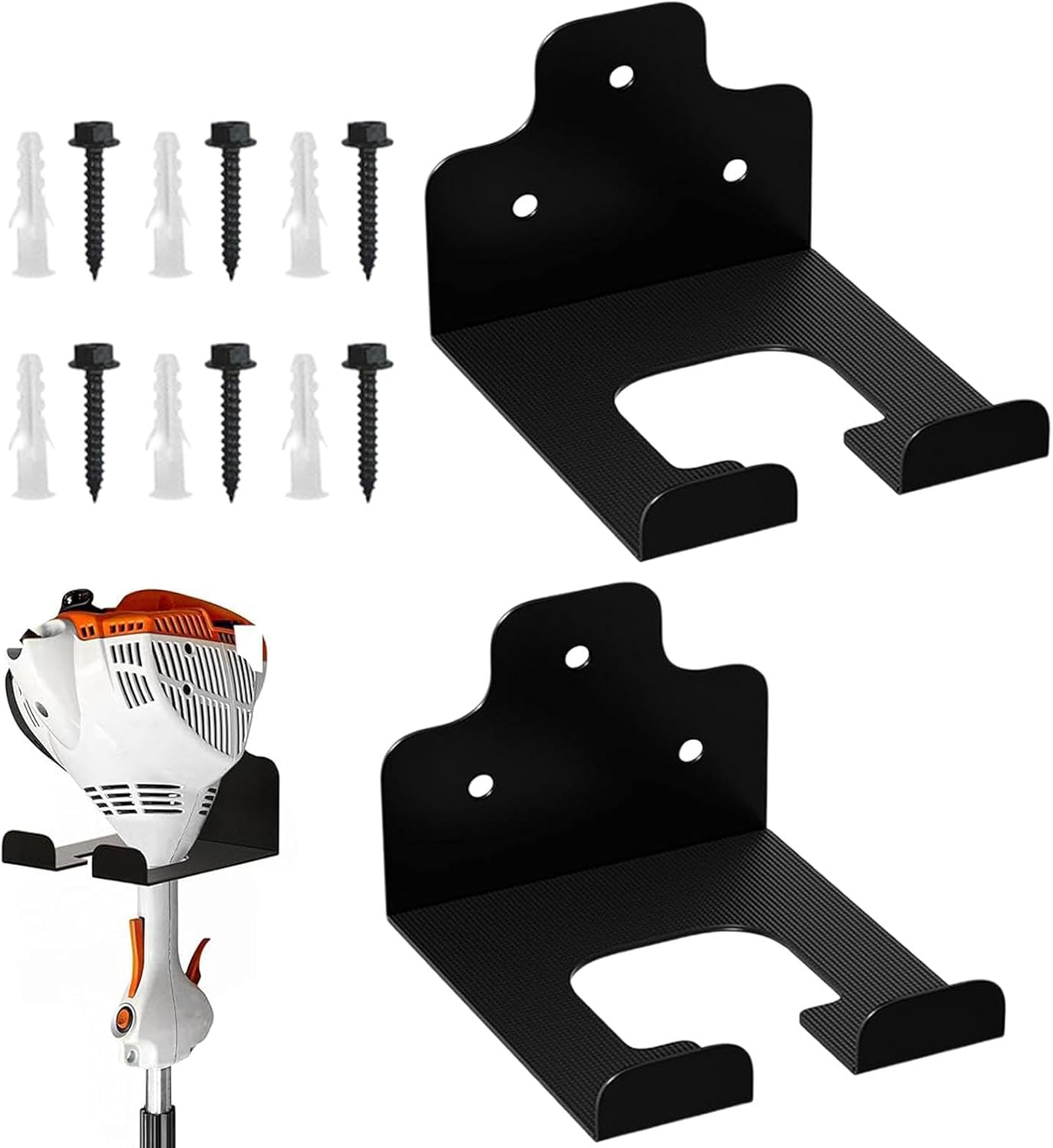 Organisez Votre Garage avec le Support de Débroussailleuse en Acier Inoxydable!