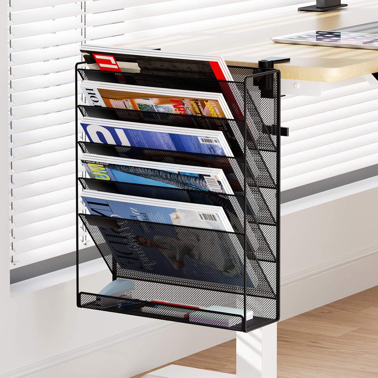 Rangement Pratique : Organiseur de Fichiers DESKORGA sans Perçage