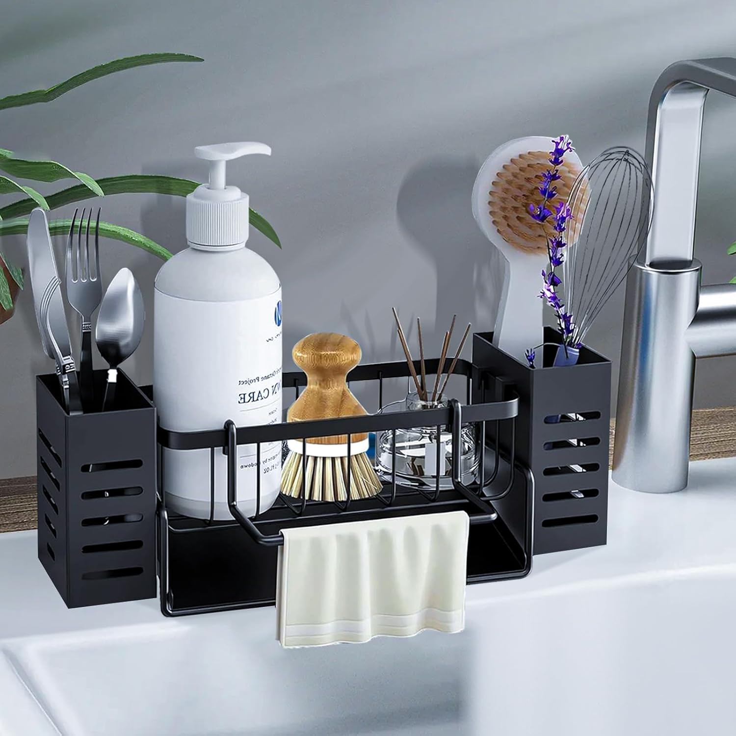 Révolutionnez Votre Cuisine avec le KOOSREEL : L'Organisateur Évier Intelligent!