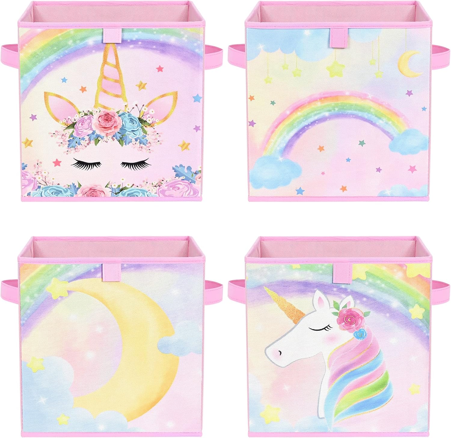 Transformez la Chambre de Votre Fille avec les Bacs de Rangement Licorne WERNNSAI!