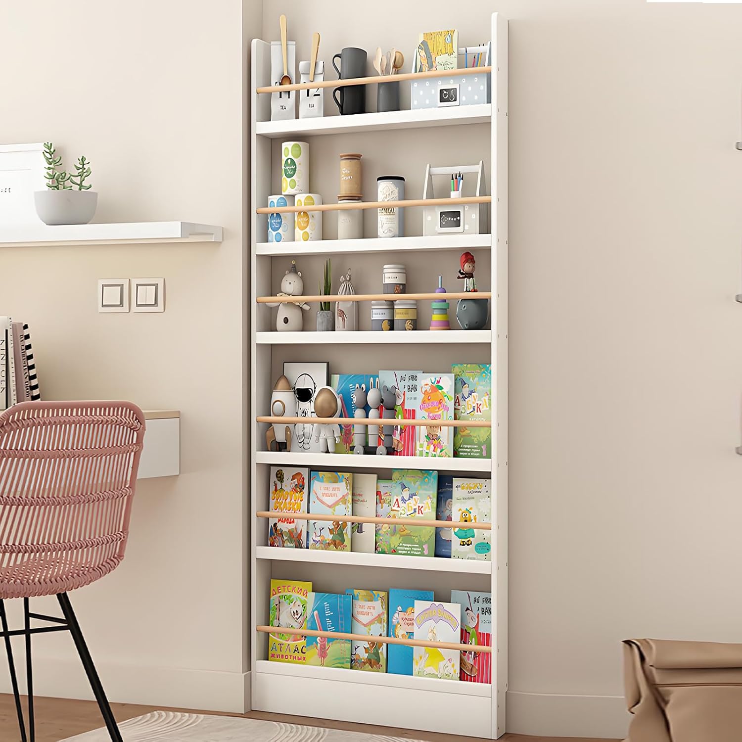 Transformez l’Espace de Votre Enfant avec la Bibliothèque Derrière la Porte!