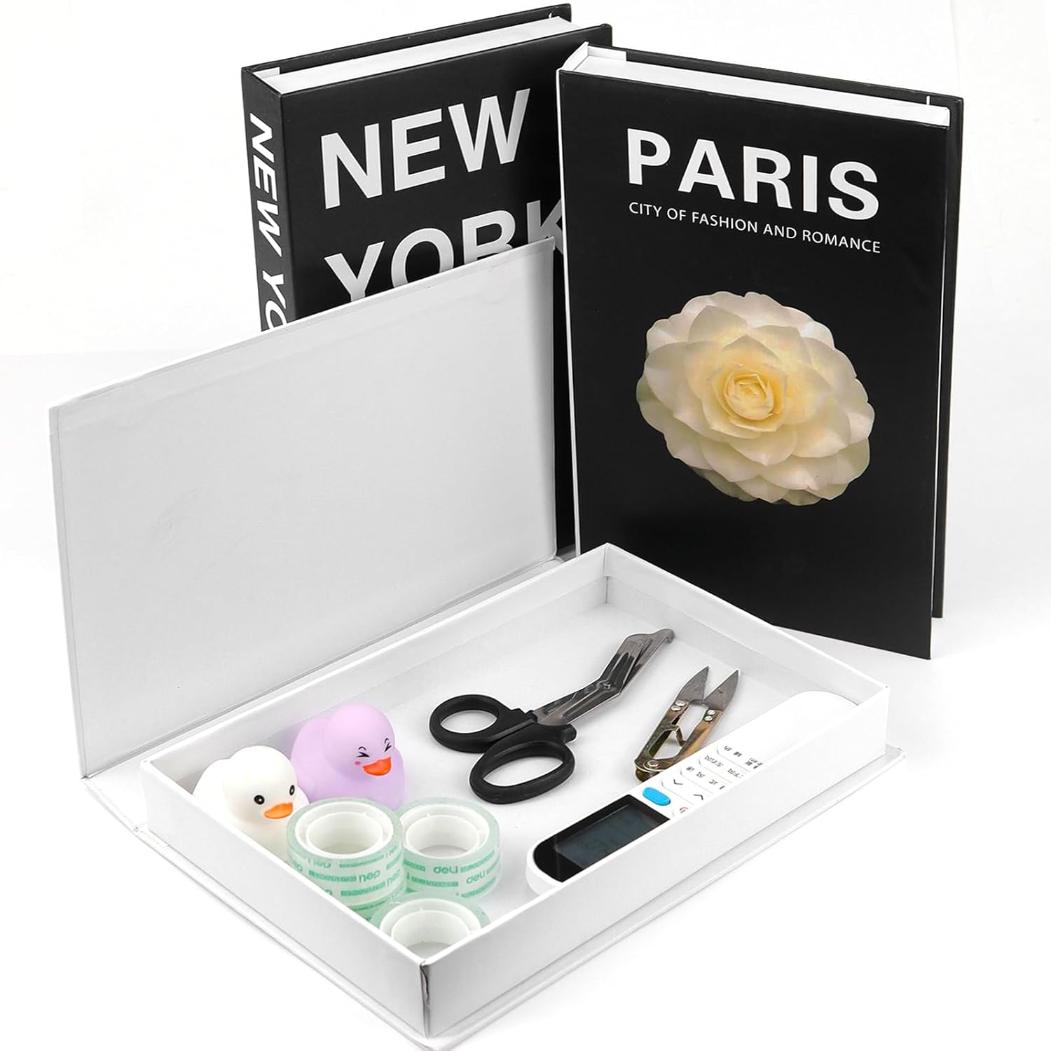 Transformez Votre Décor avec les Boîtes de Rangement en Forme de Livre : Avis et Astuces!