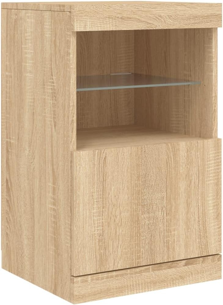 Transformez Votre Espace avec le Buffet LED vidaXL en Chêne Sonoma!