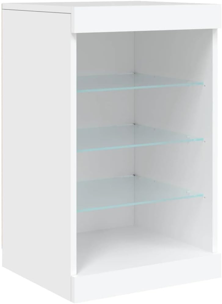 Transformez Votre Espace avec le Buffet LED VidaXL : Élégance et Rangement Modernes
