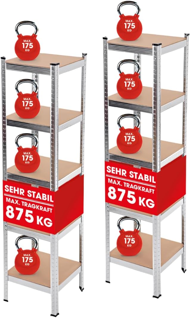 Transformez votre rangement avec le EASYmaxx : Étagères lourdes au top !