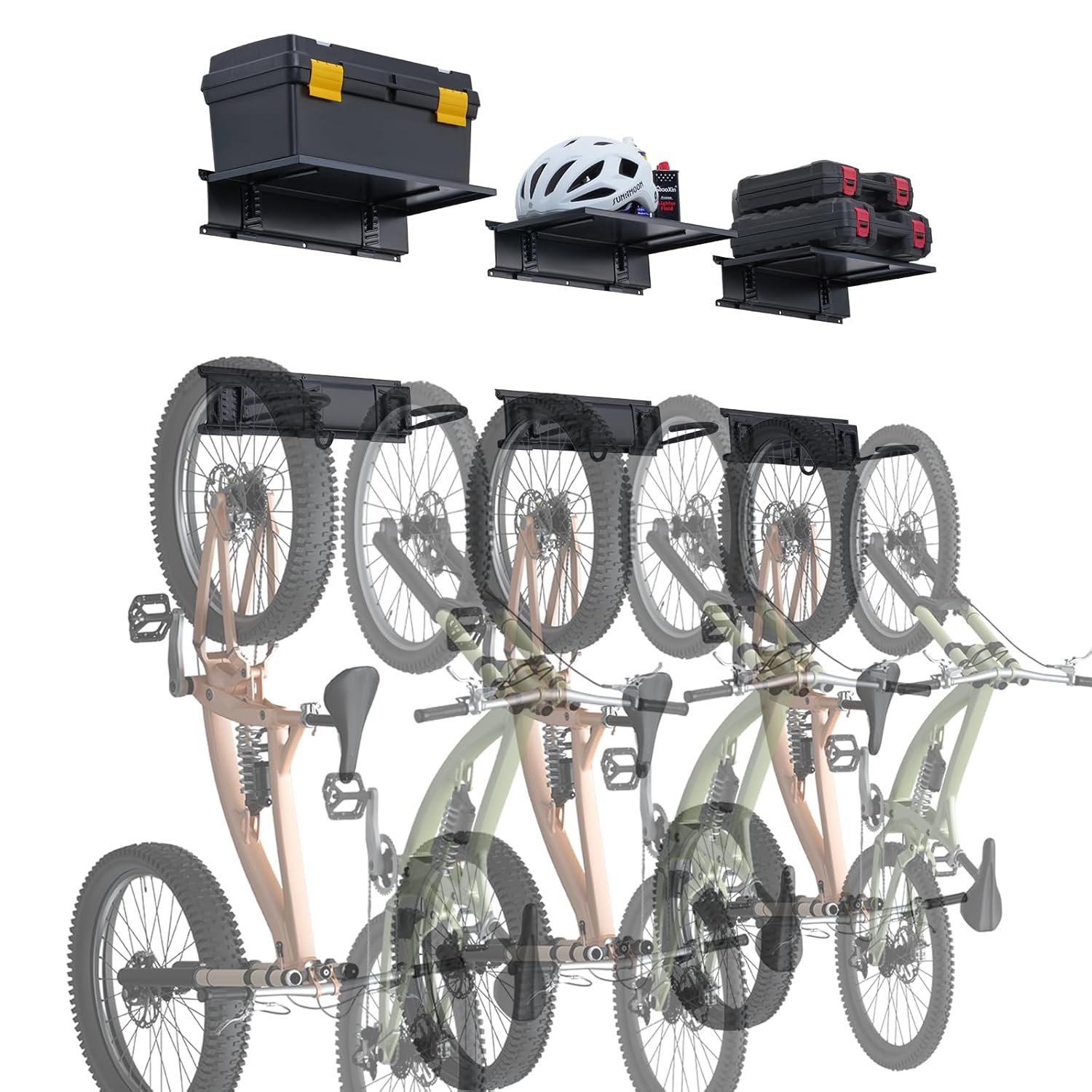 VEVOR Support de Rangement pour Vélo : L'Organisateur Idéal pour Garage et Maison!