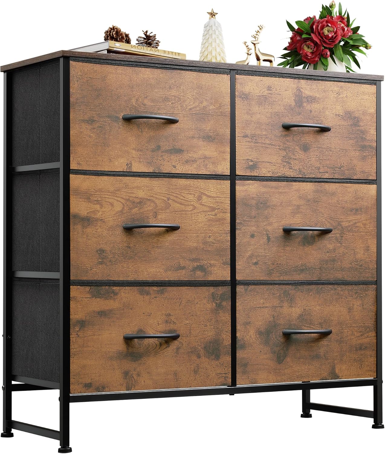 WLIVE : La Commode en Tissu Indispensable pour un Rangement Chic et Organisé!
