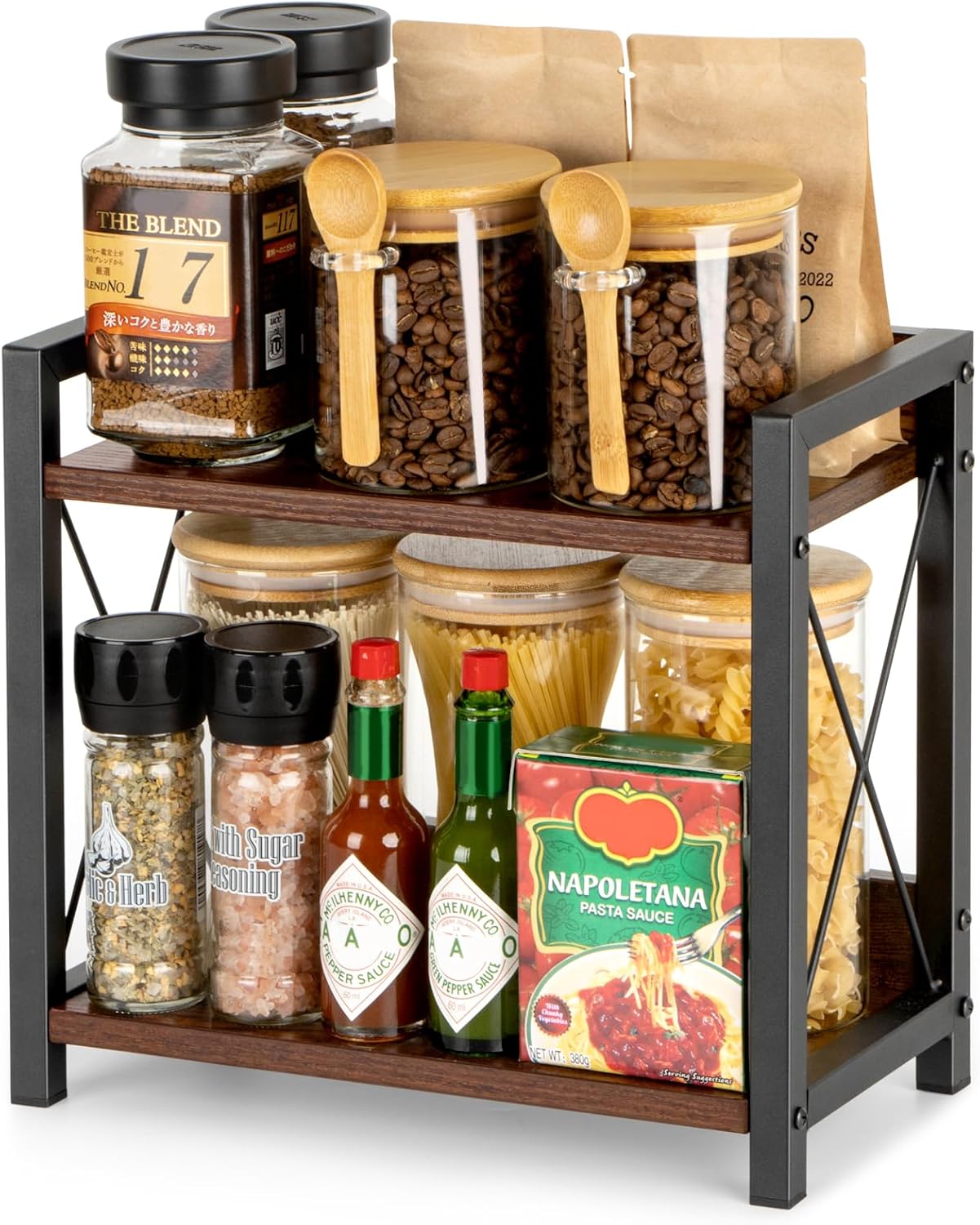 Boostez Votre Cuisine avec l’Organisateur de Comptoir ANBOXIT en Bois!