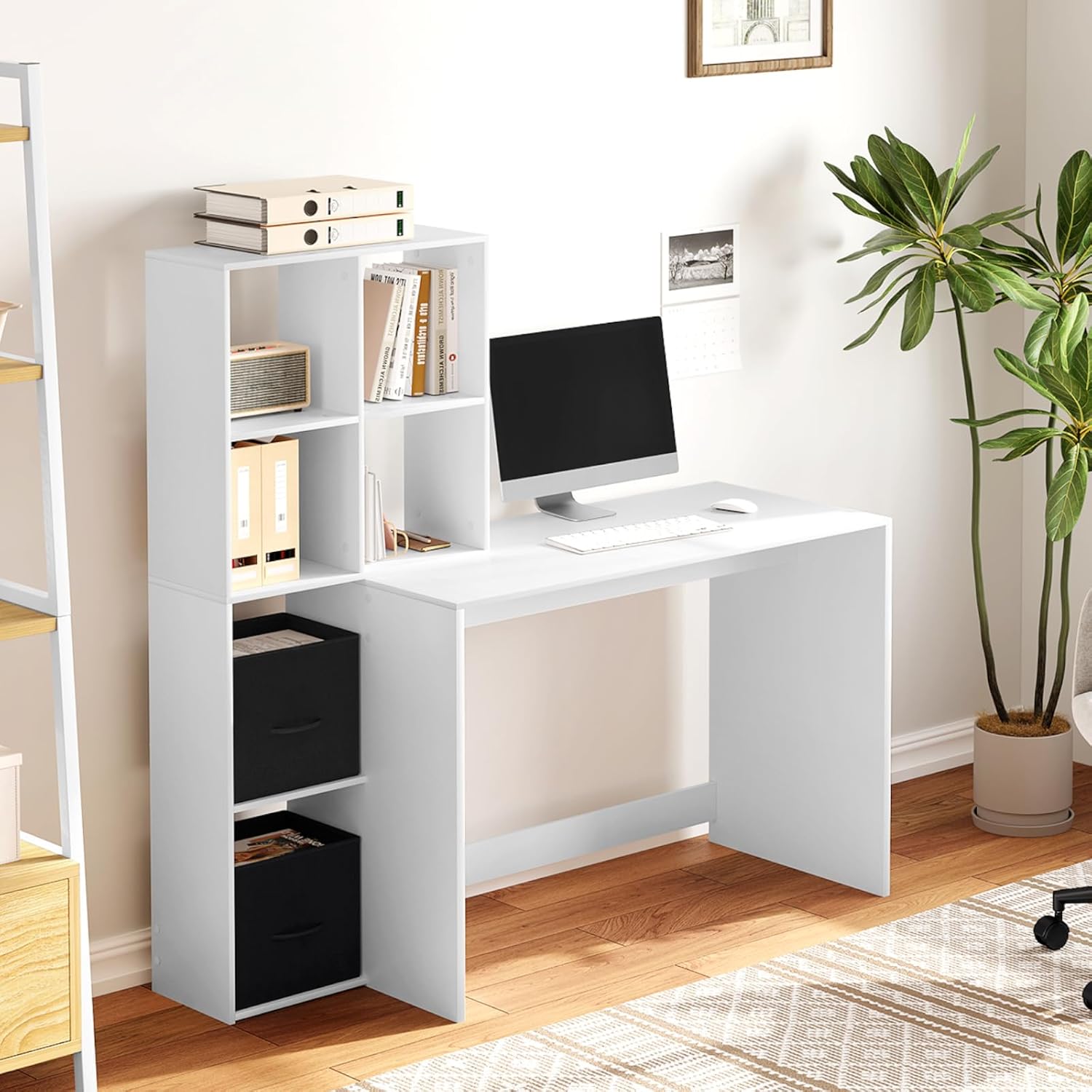 Découvrez le WOLTU Bureau avec Rangement : Élégance et Fonctionnalité en Un!
