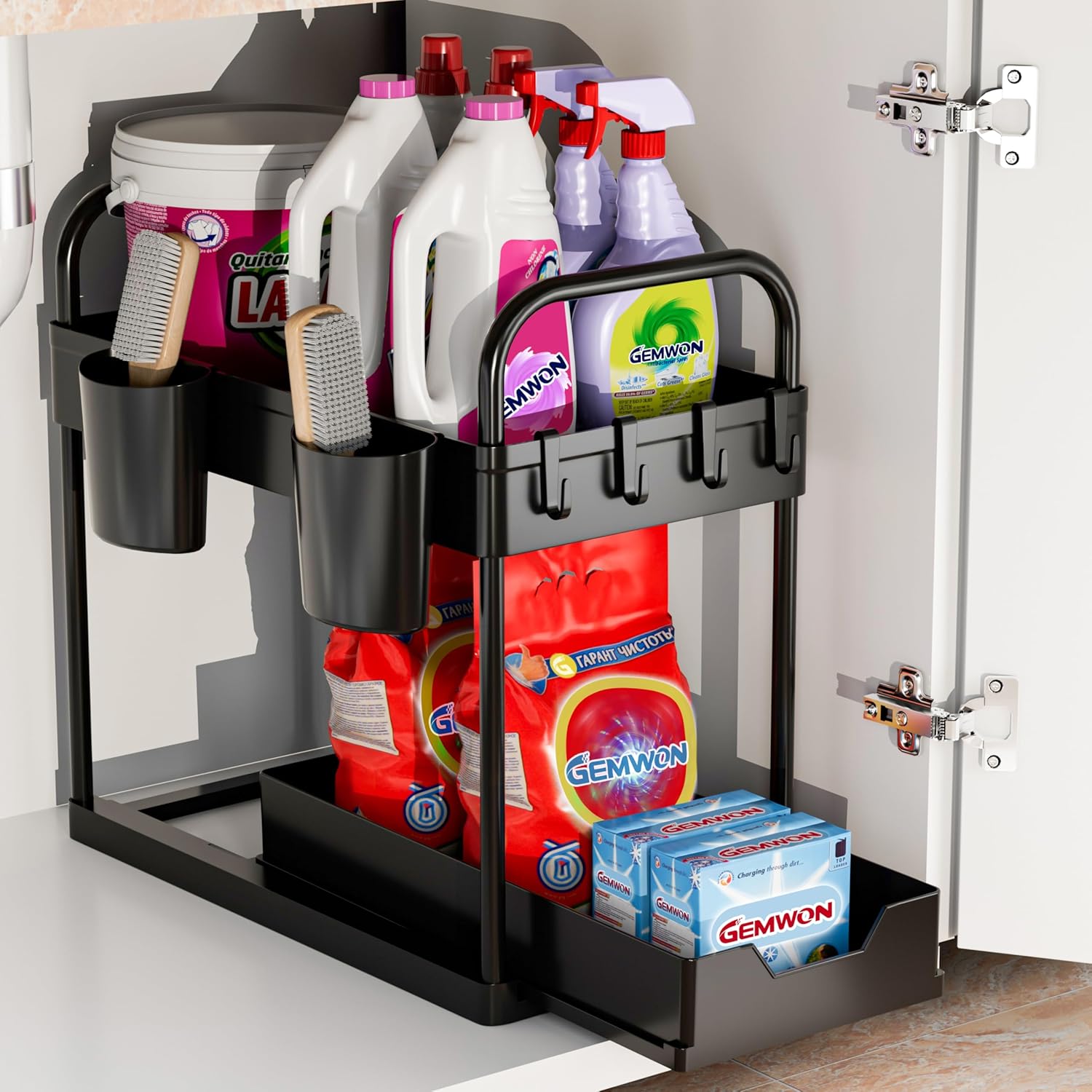 GEMWON : L'Organisateur de Cuisine et Salle de Bain à 2 Niveaux Incontournable !