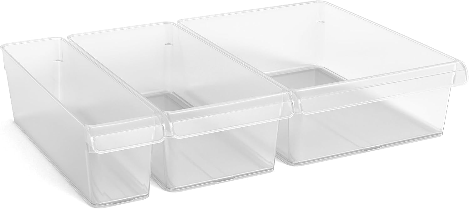 Maximisez votre Réfrigérateur avec CARE+PROTECT : L'Organisateur Parfait en 3 Tailles!