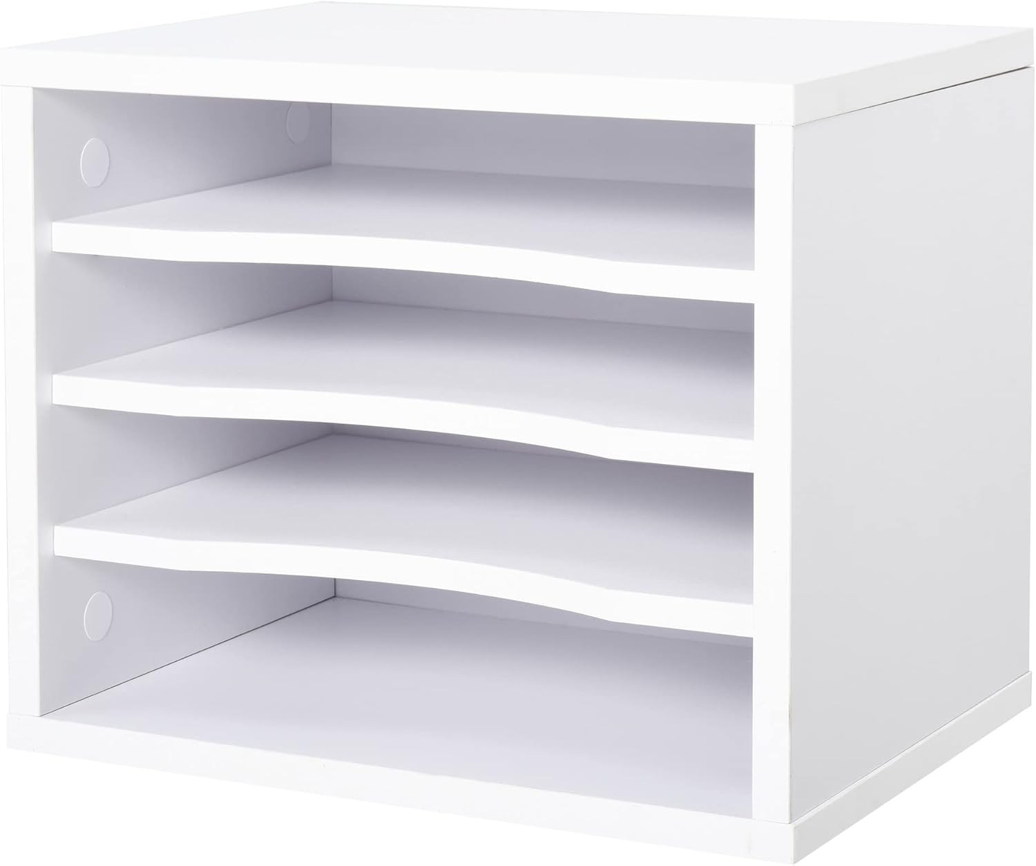 Optimisez votre bureau avec l'Organiseur Vinsetto en bois blanc : l'accessoire incontournable !