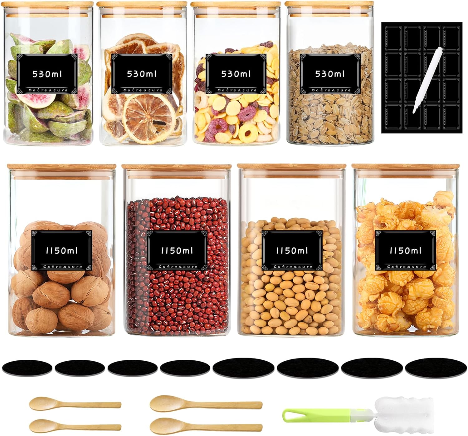 Optimisez Votre Cuisine avec les Bocaux Rangement Cuisine Cotreasure!