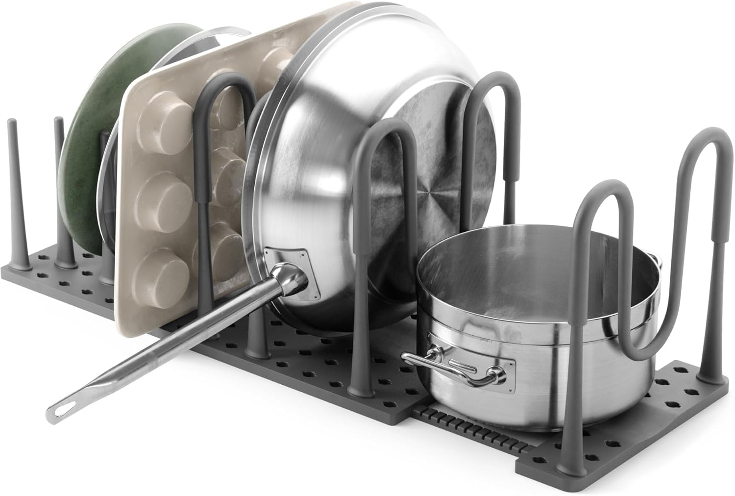 Optimisez Votre Cuisine avec l'Organiseur Umbra Peggy : Espace et Élégance en Anthracite!