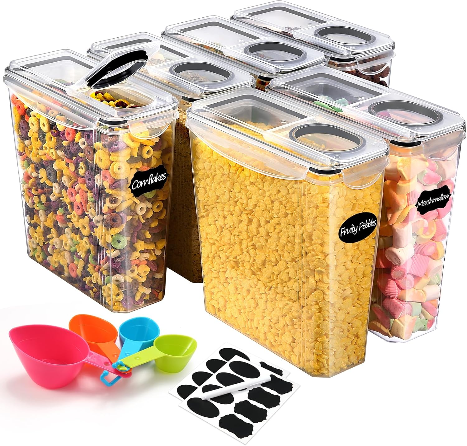 Optimisez votre Cuisine avec YASHE : 6 Boîtes de Rangement Hermétiques sans BPA!