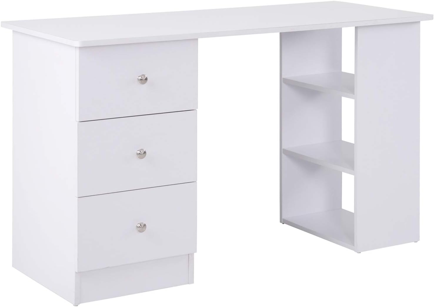 Optimisez votre espace avec le Bureau Multimédia HOMCOM : Pratique, Élégant et Économiseur de Rangements!