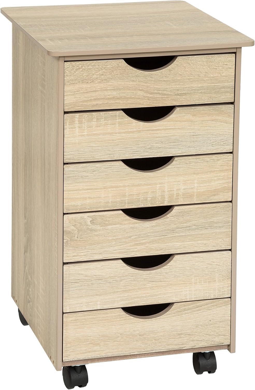 Optimisez Votre Espace avec le Caisson de Bureau TecTake® : Rangement Pratique et Élégant!