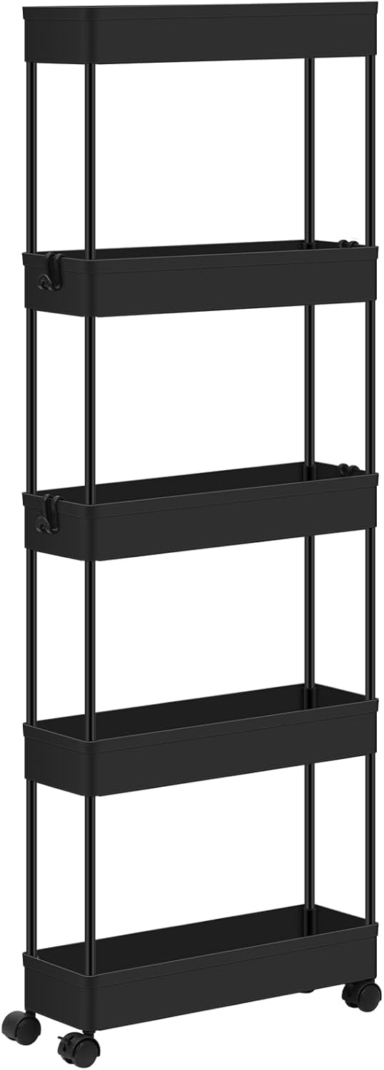 Optimisez Votre Espace avec le Klihome Chariot de Rangement à Roulettes : Pratique et Élégant!