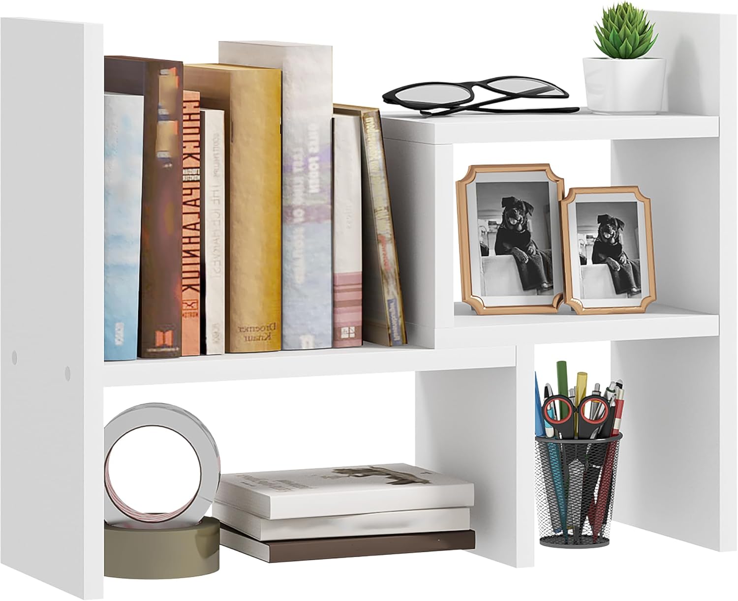 Optimisez Votre Espace avec l'Étagère de Bureau Modulable HOMCOM!