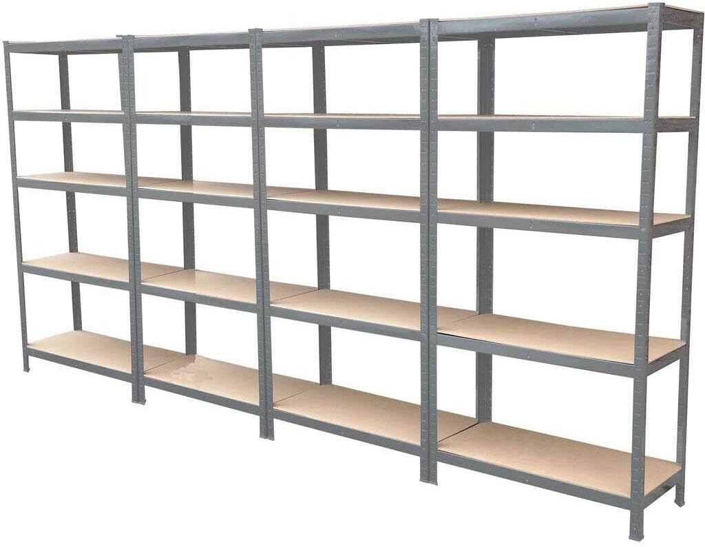Optimisez votre espace avec l’Étagère de rangement robuste en métal galvanisé !