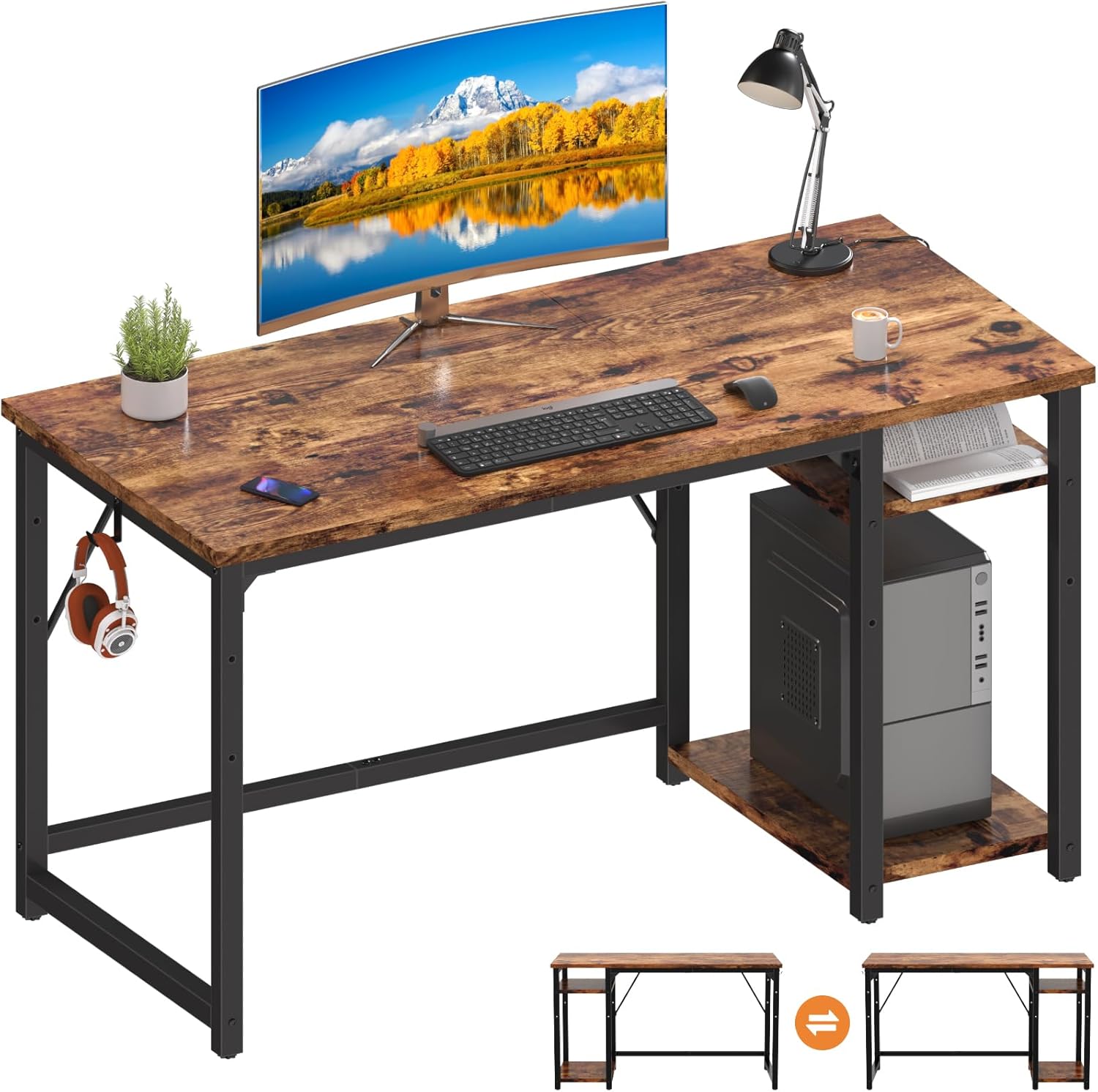 Optimisez Votre Espace de Travail avec le Bureau Airfish de 120cm : Confort et Style au Télétravail!
