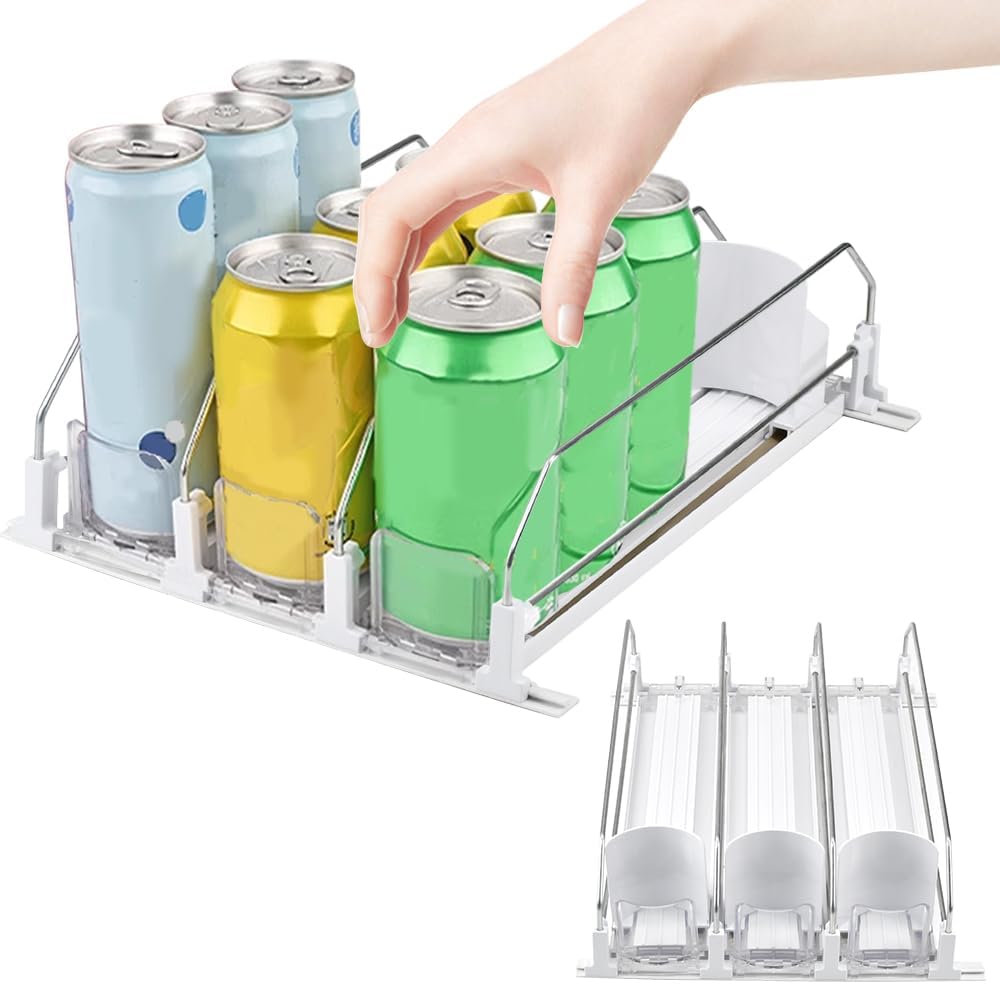 Optimisez Votre Frigo avec le KYYGKY Distributeur de Canettes Transparent !
