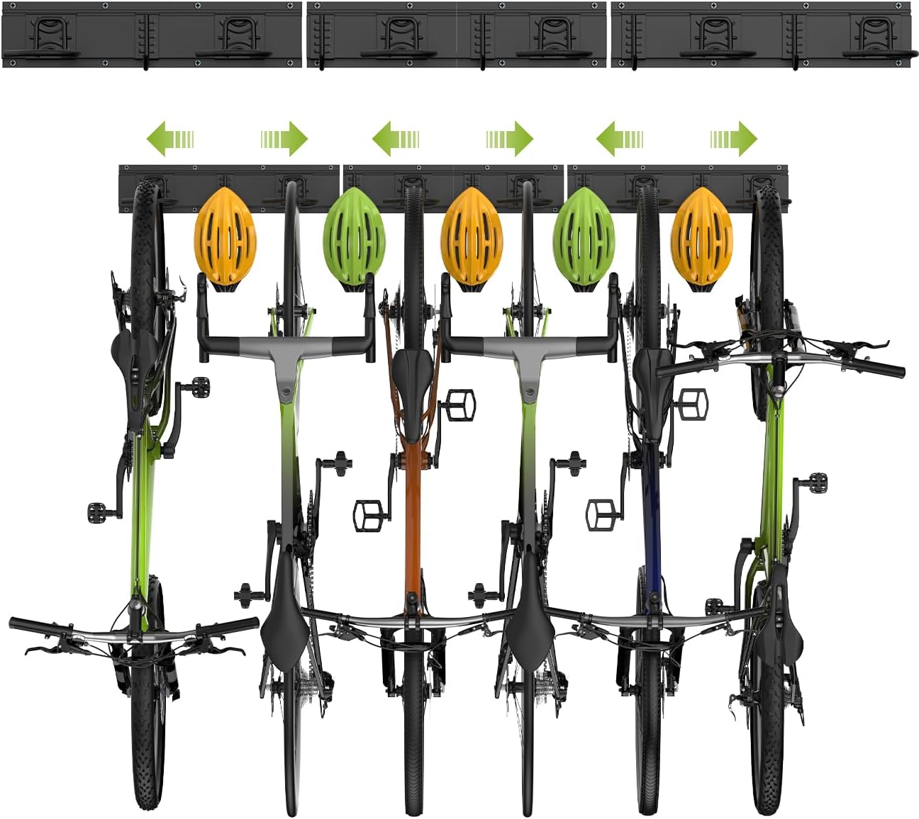 Optimisez votre Garage avec le Housolution Support Mural pour 6 Vélos – Pratique et Robuste!