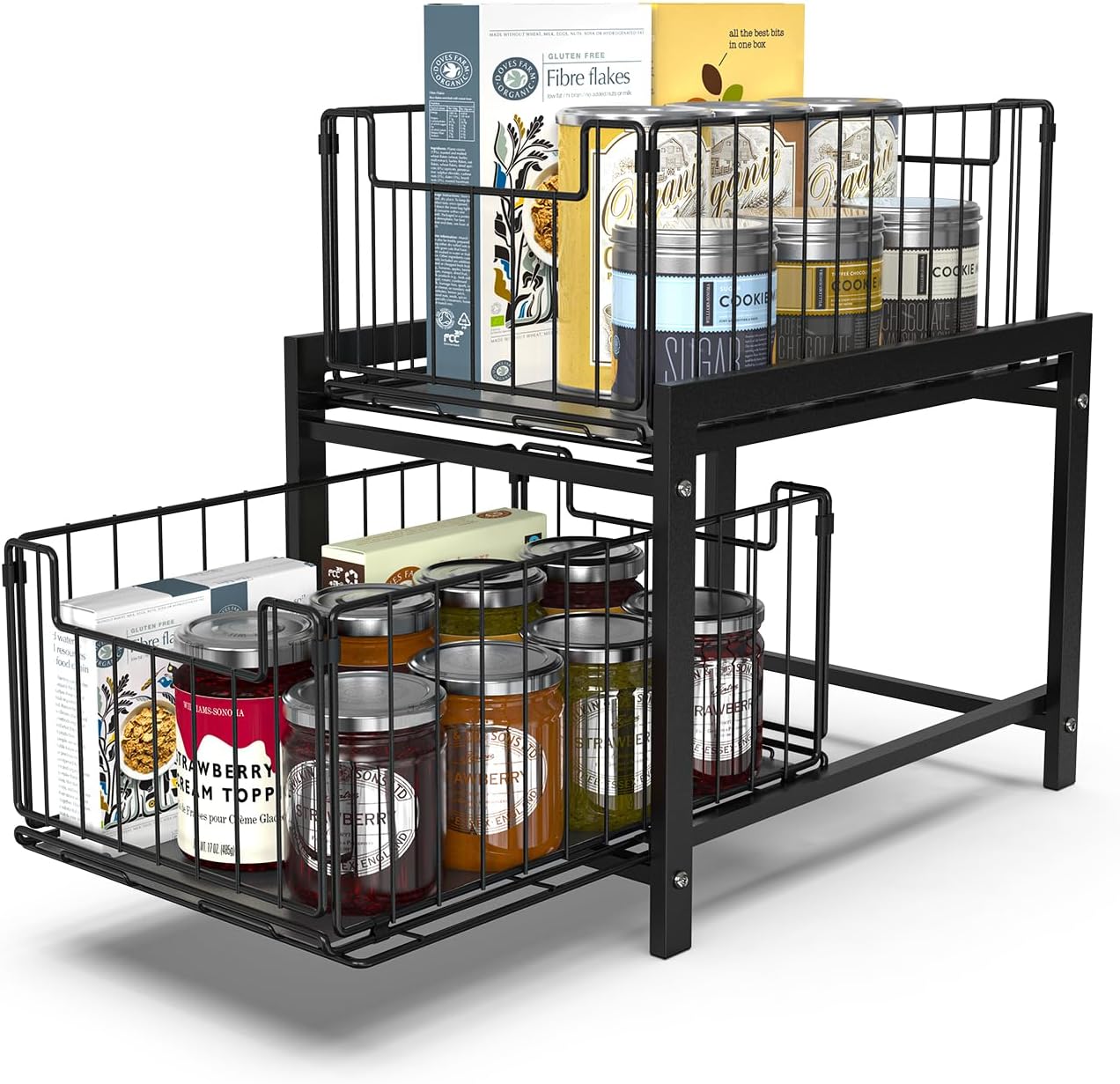 Optimize Your Space with the FAOKZE Rangement Sous Évier 2 Niveaux!