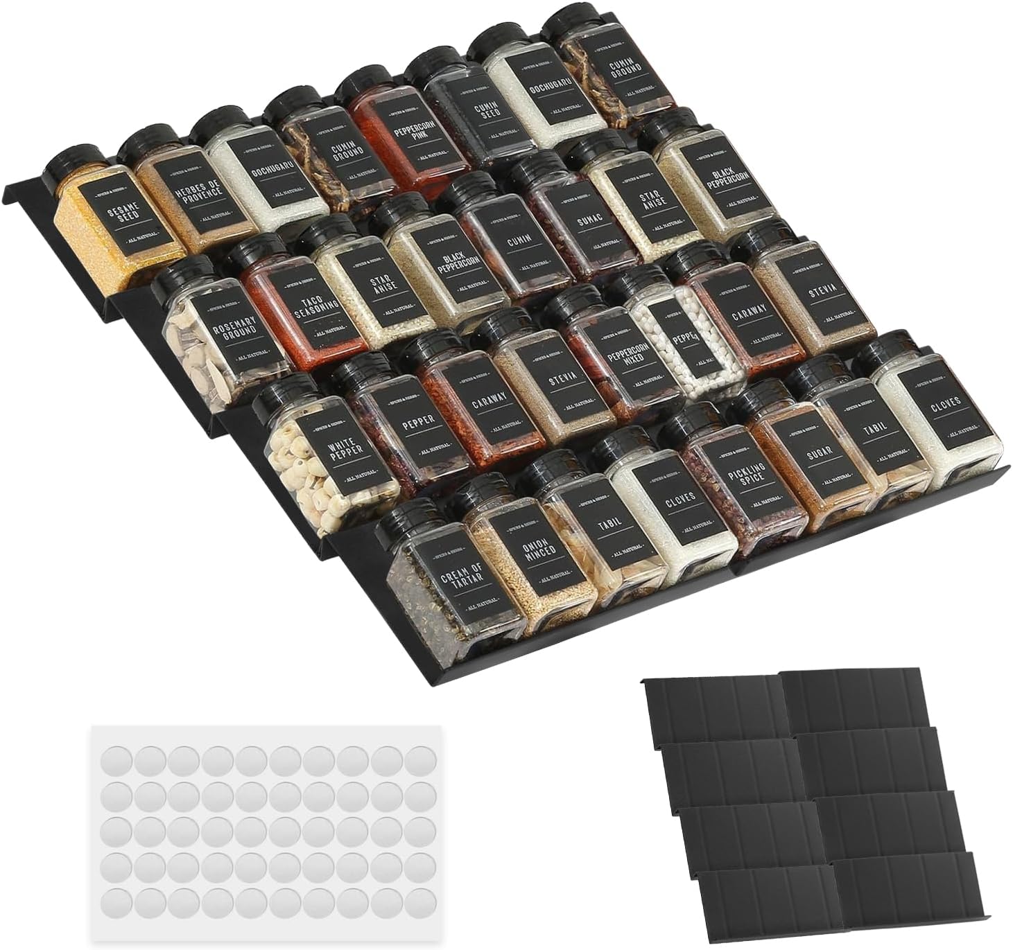 Organisez Votre Cuisine avec le BITOYO Rangement Épices Tiroir : Un Must-Have Extensible !