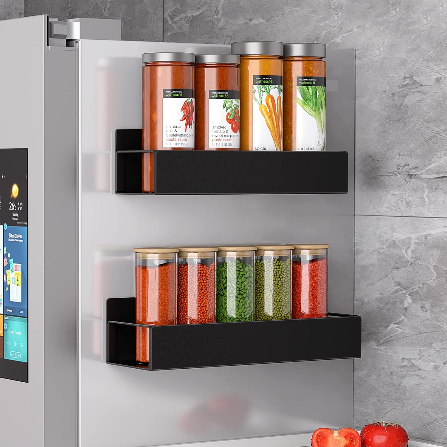 Organisez votre Cuisine avec les Étagères Magnétiques Coovee : Pratiques et Sans Percage !