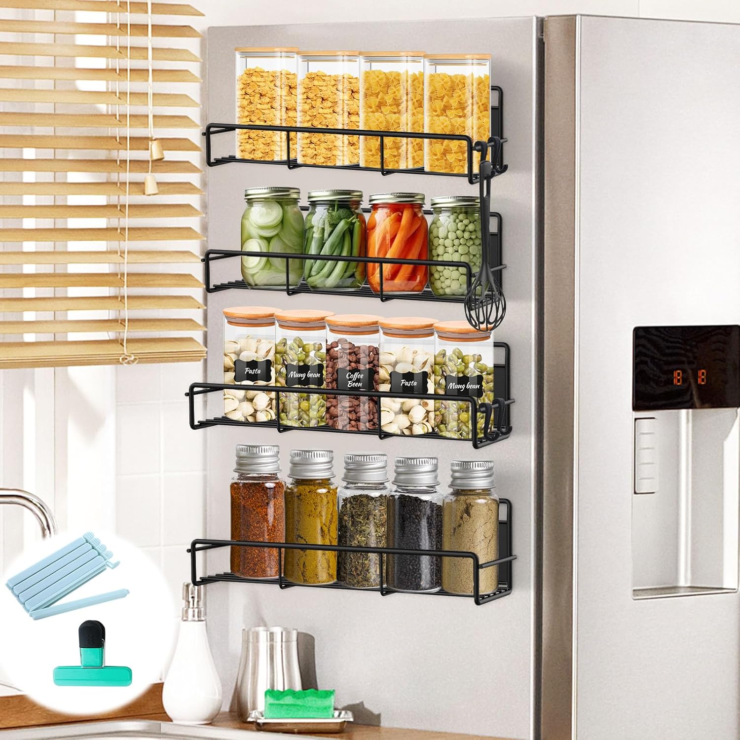 Organisez Votre Cuisine avec Style : Avis sur le KIMIGO Etagère Réfrigérateur Magnétique