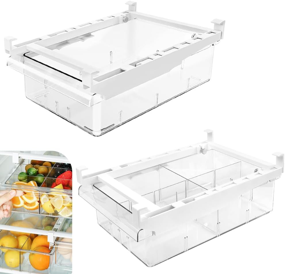 Organisez Votre Frigo avec Style : Avis sur le CAREDGO 2 PCS Organisateur de Réfrigérateur!