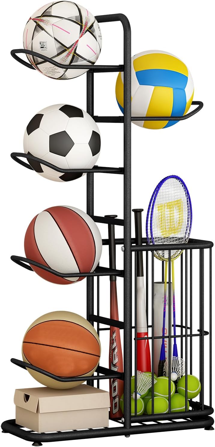 Organisez Votre Garage : Le Rangement Parfait pour Balles et Équipement de Sport!
