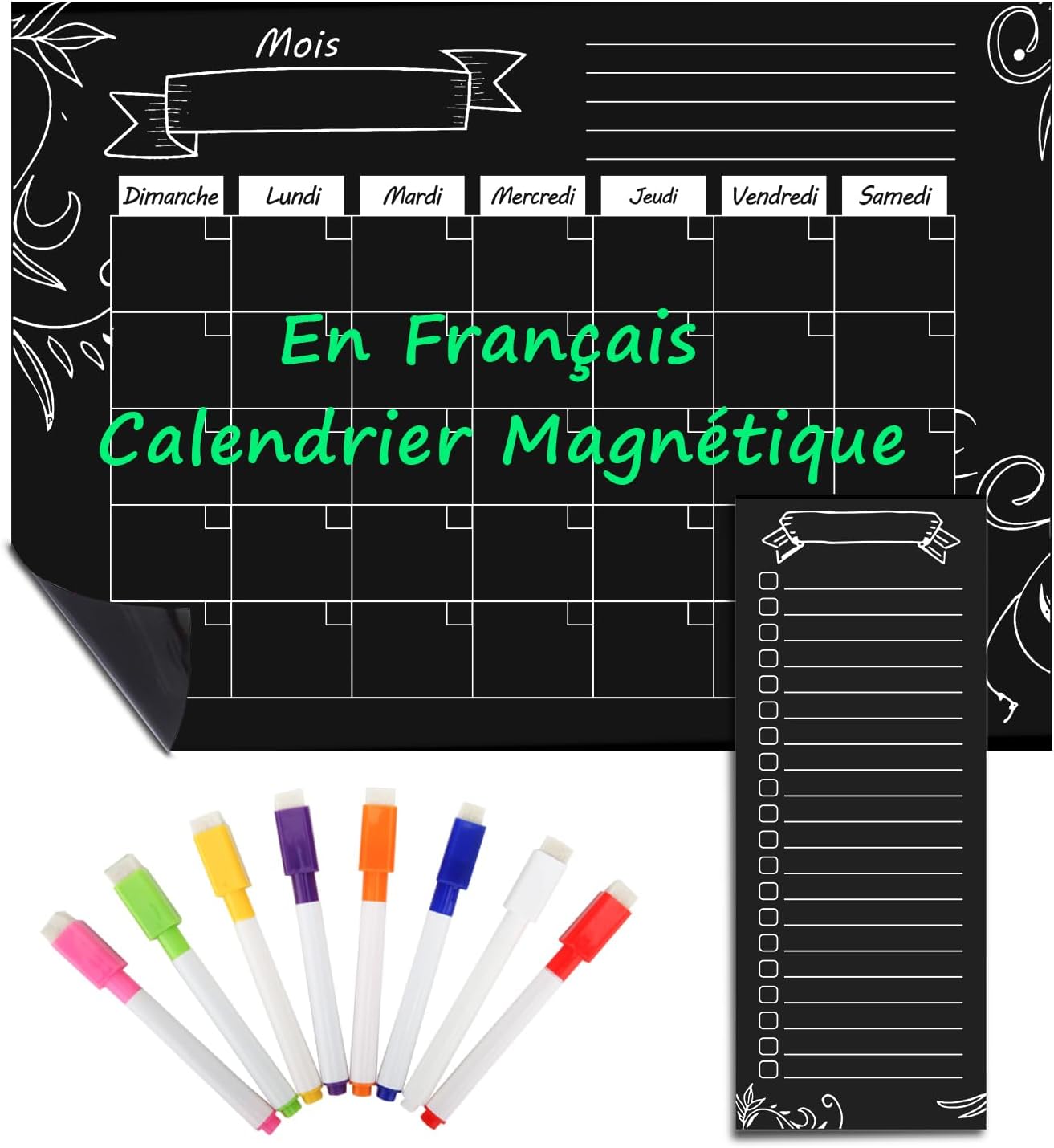 Organisez votre mois avec style : Avis sur le MoKo Calendrier Magnétique Frigo