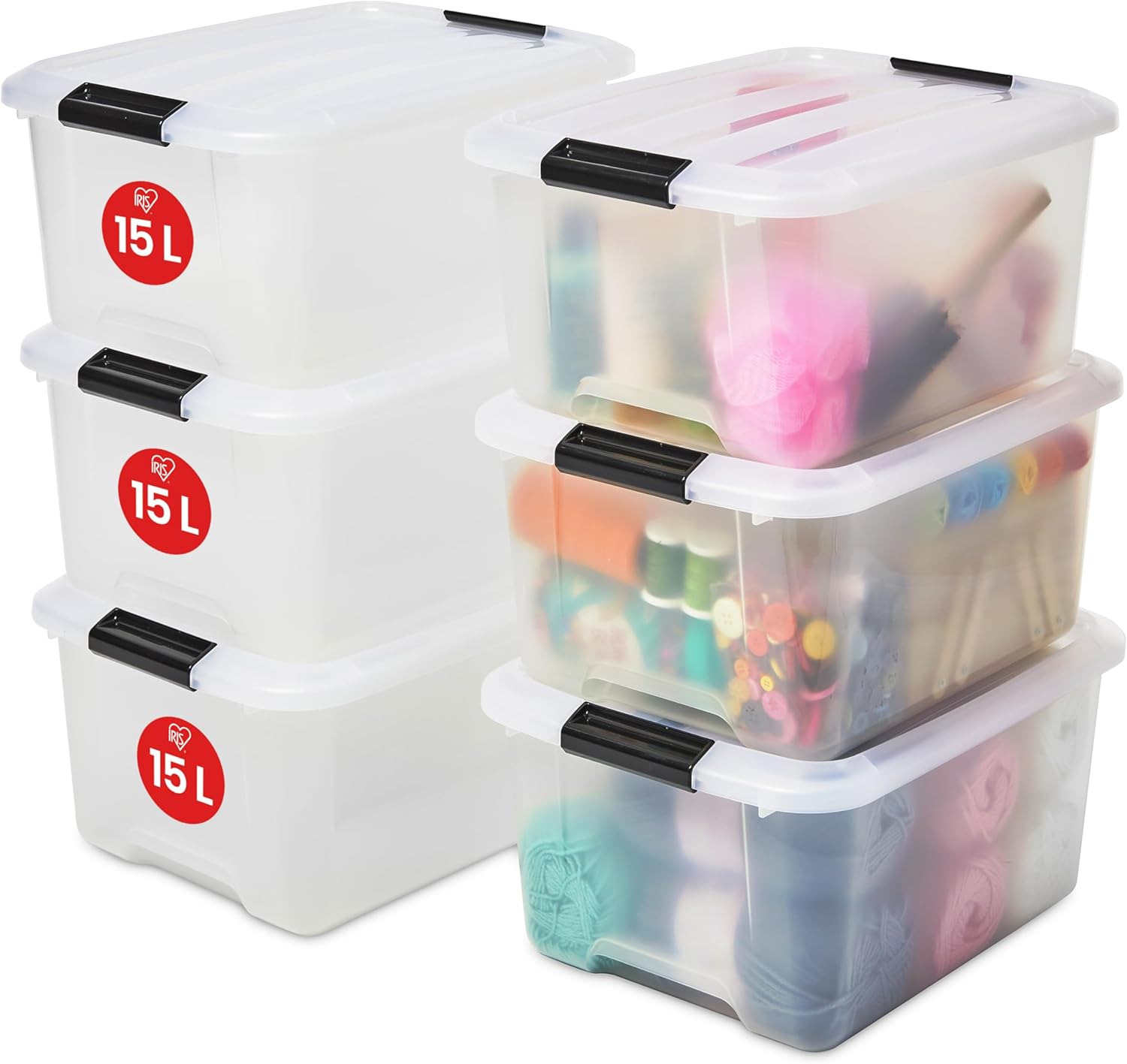 Organisez Votre Vie avec les Boîtes de Rangement Iris Ohyama : Le Lot Essentiel de 6 à Découvrir!