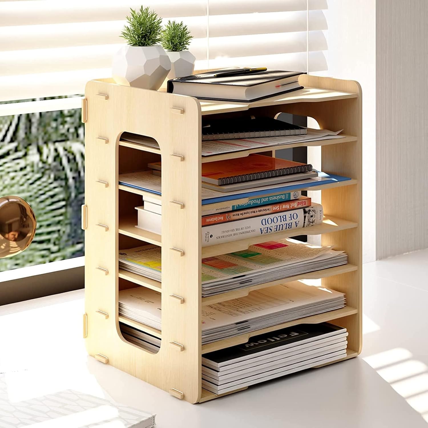 PUNCIA : L'Organisateur de Bureau en Bois qui Révolutionne Votre Espace!