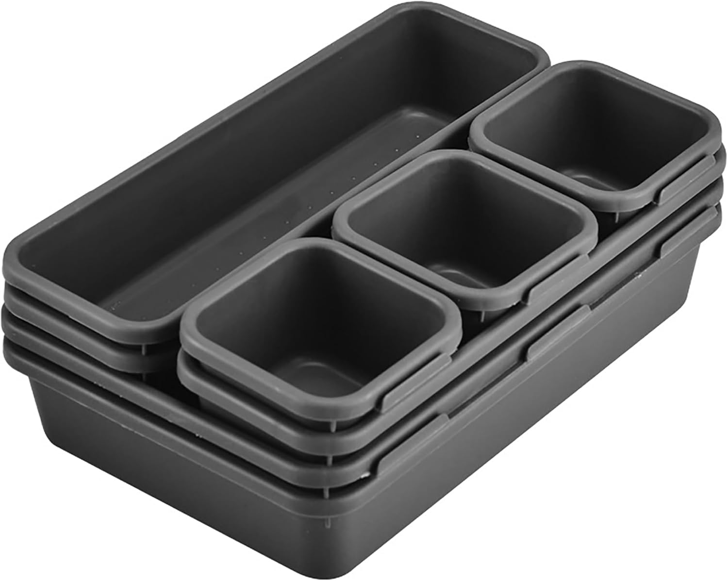 Transformez Votre Cuisine avec l'Organisateur de Tiroir 8 Pièces : Le Rangement Idéal!